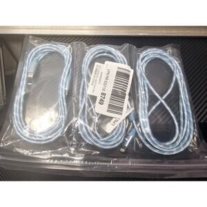USB C to Lightning Cable 3 Pack 6FT Apple MFi Certified iPhone Fast Charge